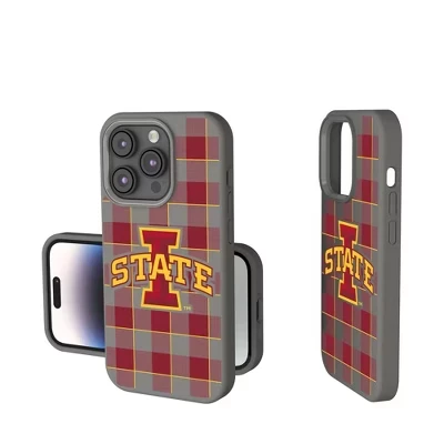 NCAA Big 12 Universities Клетчатый мягкий на ощупь чехол для мобильного телефона Apple iPhone cyclones штата Айова