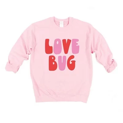 Женский свитшот Simply Sage Market Love Bug, розовый