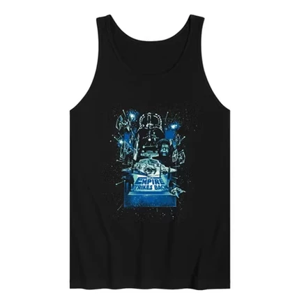 Мужская майка Star Wars Empire Strikes Back, чёрная