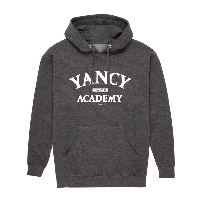 Мужская куртка - пуловер из флиса с капюшоном Yancy Academy Graphic heather charcoal