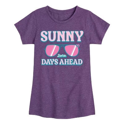 Sunny Days Ahead - приталенная футболка с коротким рукавом и рисунком heather purple