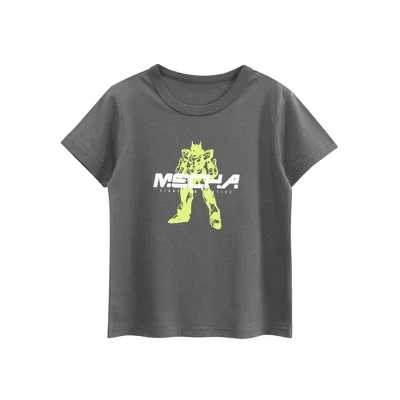 Футболка-трансформер для мальчиков MyKids-Usa с принтом из мультфильмов и букв в европейском и американском стиле серого цвета