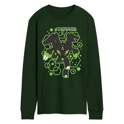 Мужской лонгслив Pokémon Zygarde Burst, зелёный
