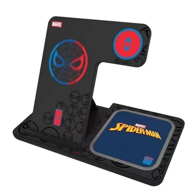 Зарядная станция Keyscaper Marvel Spider-Man 3 в 1, 15 Вт, Spider-Man