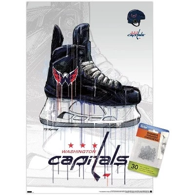 Постер Trends International NHL Capitals с кнопками