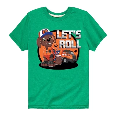 Футболка с коротким рукавом и рисунком Зумы для мальчиков - Paw Patrol - Let's Roll