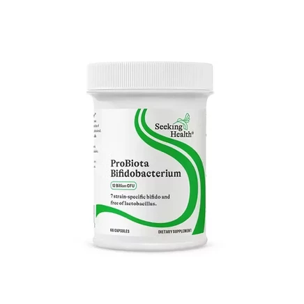 ProBiota Bifidobacterium, 60 капсул, Пробиотическая добавка для улучшения пищеварения, только бифидо, поддерживает здоровье толстой кишки и иммунную систему.