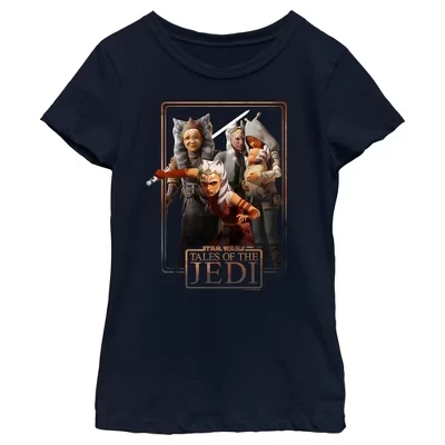 Футболка для девочек Star Wars Тогрута, синяя