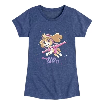 Футболка для девочек Paw Patrol Skye, синяя