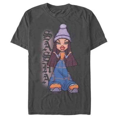 Мужская футболка Bratz «Зайка Саша», угольная