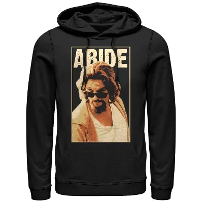 Мужское худи The Big Lebowski The Dude Abides, черное