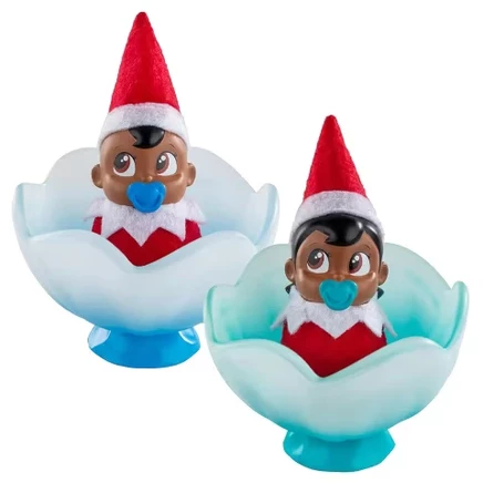 Набор кукол Elf on the Shelf, 2 шт., темнокожие