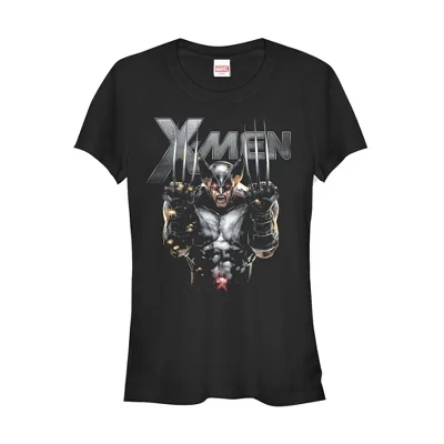 Женская футболка Marvel X-Men «Росомаха», черная
