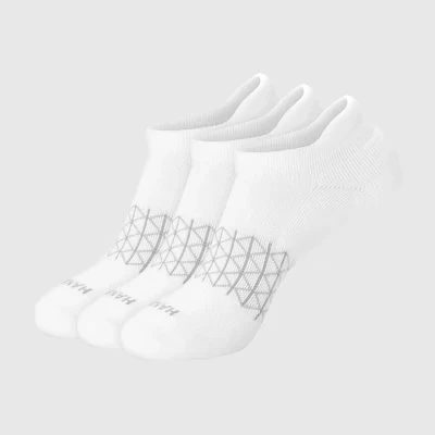 Мужские носки с глубоким вырезом Absolute Extended Heel Shield 3pk белого цвета