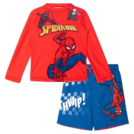 Купальный набор для мальчиков Marvel Spider-Man, красно-синий