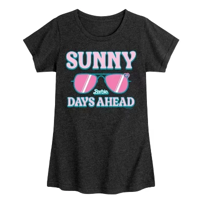Sunny Days Ahead - приталенная футболка с коротким рукавом и рисунком heather black