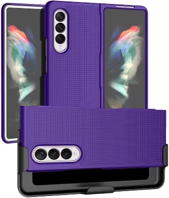 Чехол-кобура Nakedcellphone для Z Fold 3, фиолетовый