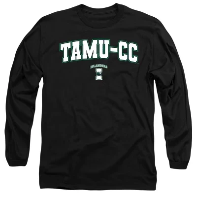 Мужская футболка с длинным рукавом с логотипом Texas A&M University - Corpus Christi Arch, черная