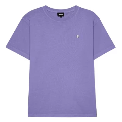 Мужская футболка с краской для одежды Lil Alien среднего веса purple haze