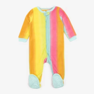 Флисовая пижама на плоской подошве rainbow
