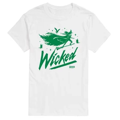 Мужская футболка с рисунком Sketch Elphaba с коротким рукавом, белая