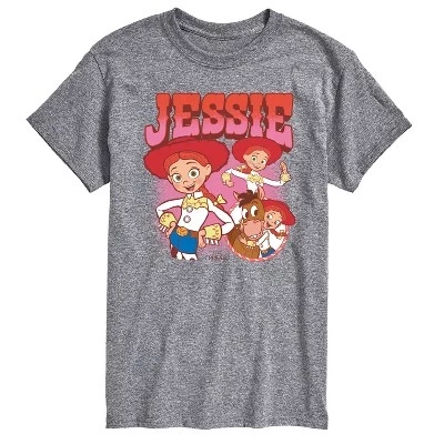 Мужская футболка с коротким рукавом Jessie And Bullseye и графическим рисунком athletic heather
