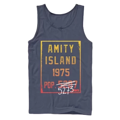 Мужская майка Jaws Amity Island Population