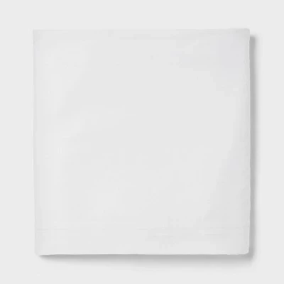 Легкая в уходе хлопчатобумажная сатиновая простыня - ™ white