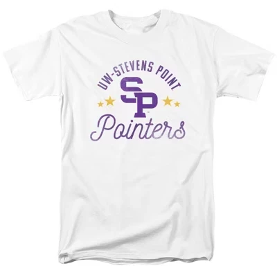 Мужская футболка Stevens Point Official Pointers от Университета Висконсина, белая
