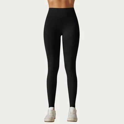 Женские легинсы Anna-Kaci Active, утягивающие, черные