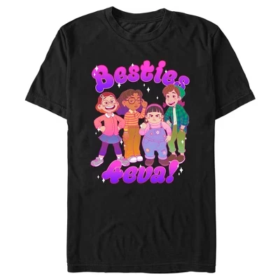 Мужские футболки Besties 4Eva! Футболка черная