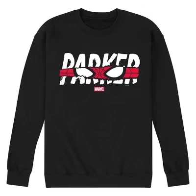 Мужская флисовая толстовка Parker Peek Through с графическим принтом, черная