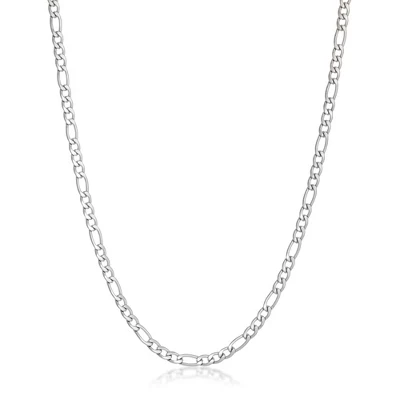 Мужская цепочка Metro Jewelry Фигаро 4 мм, стальная