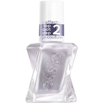 Топ Essie Gel Couture 14 мл, глянцевый хром