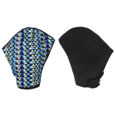 Перчатки для плавания Unique Bargains с перепонками, синие