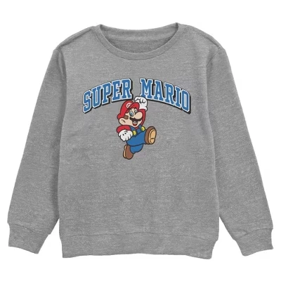 Свитшот для мальчиков Nintendo Superstar, серый
