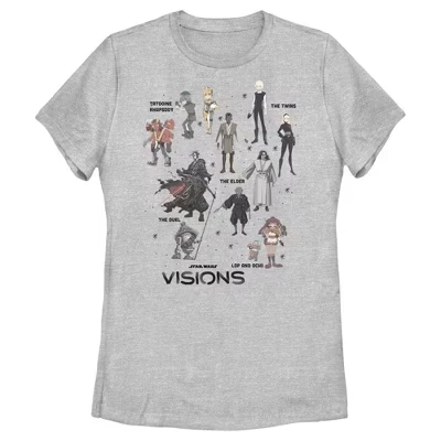 Женская футболка : Visions Episodes athletic heather