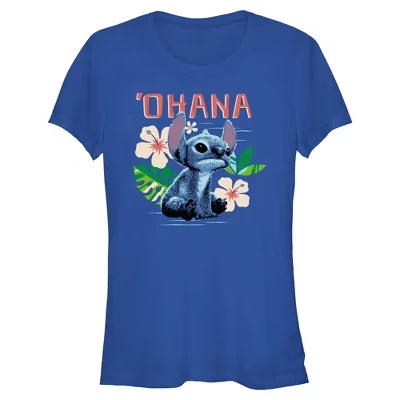 Женская футболка Ohana Flowers для юниорок