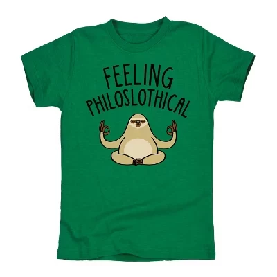 Feeling Philoslothical-МОЛОДЕЖНАЯ футболка С КОРОТКИМ РУКАВОМ и графическим рисунком