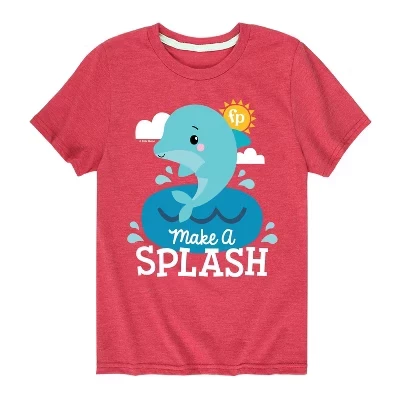 Детская футболка Fisher Price Make A Splash, красная