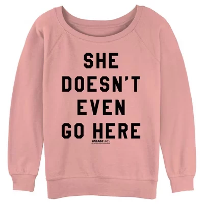 Свитшот для девушек Mean Girls «Она не отсюда», розовый