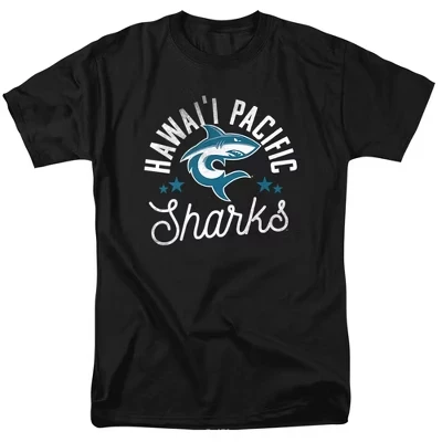Мужская футболка Hawaii Pacific University Sharks черного цвета