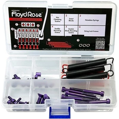 Набор фурнитуры Floyd Rose из нержавеющей стали, фиолетовый