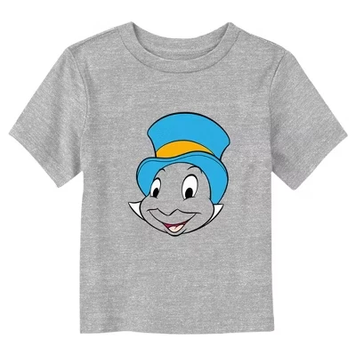 Детская футболка Disney Pinocchio, Джимини, меланжевая
