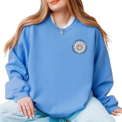 S.W.Smiley Plant Dreams Grow Joy - женская толстовка с рисунком carolina