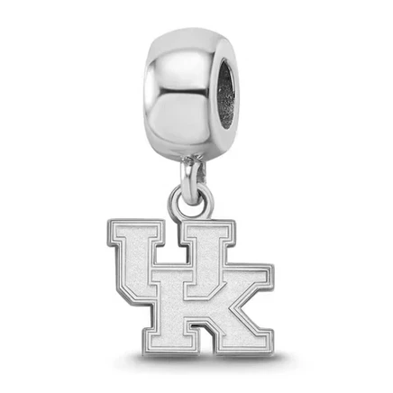 Шарм Black Bow Jewelry Co. из серебра Kentucky Wildcats, 21 мм