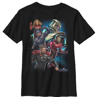 Футболка для мальчиков Marvel Avengers Endgame, черная