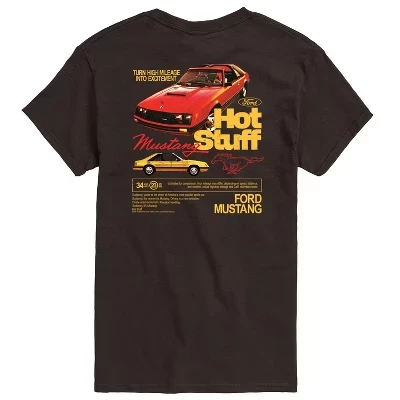 Мужская футболка Ford Mustang 1981 Hot Stuff, коричневая