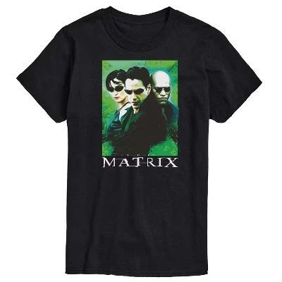 Мужская футболка с коротким рукавом и графическим рисунком Neo Trinity Morpheus Trio, черная