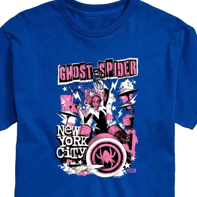 Мужская футболка с коротким рукавом и рисунком панк-группы Ghost Spider